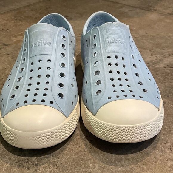 Native Shoe Blue Jefferson Waterproof Sneaker Shoes Unisex Kids Size C13 - Picture 4 of 10